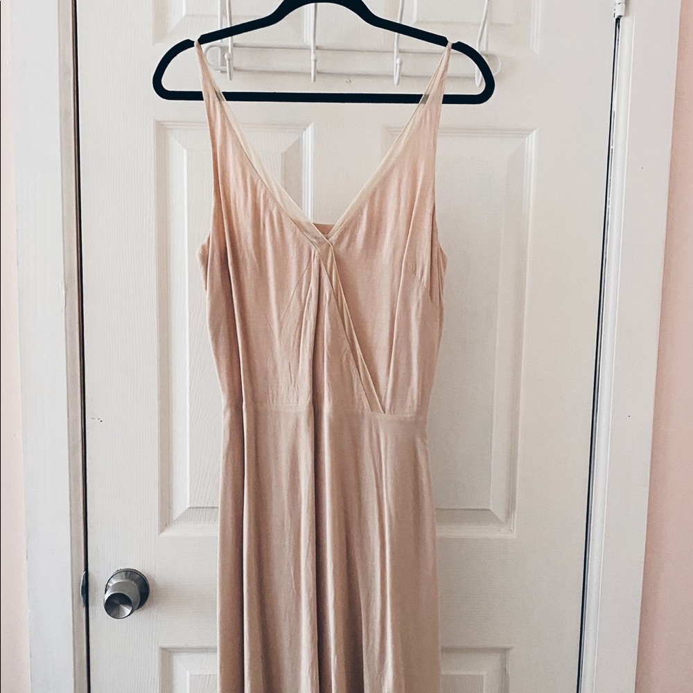 Peach Slip Sundress